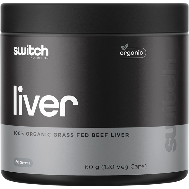 Switch Nutrition Beef Liver 100% Organic Grass Fed