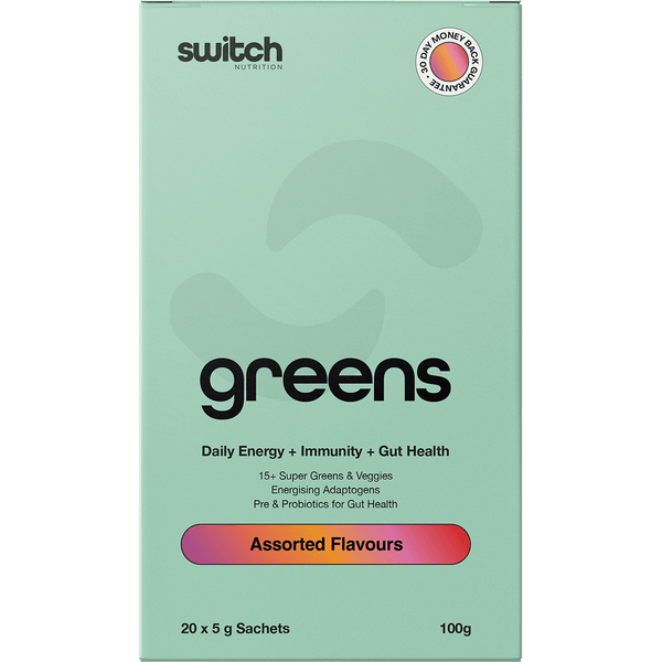 Switch Nutrition Greens assorted flavours sachets