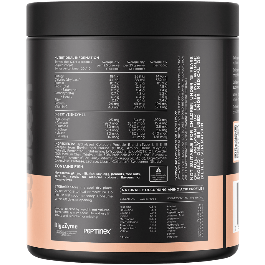 Switch Nutrition Hydrolysed Collagen Protein Vanilla Creme