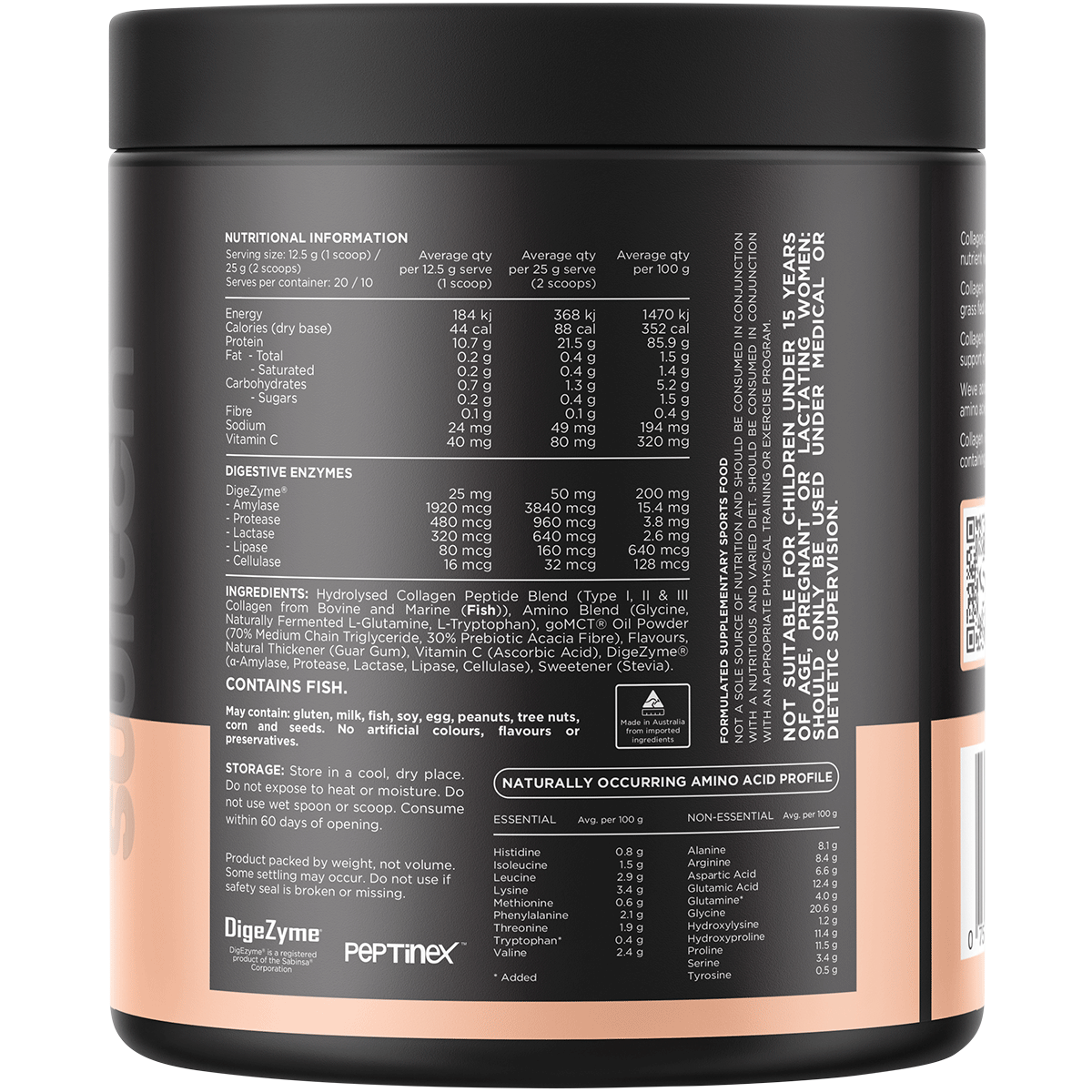 Hydrolysed Collagen Protein Vanilla Creme