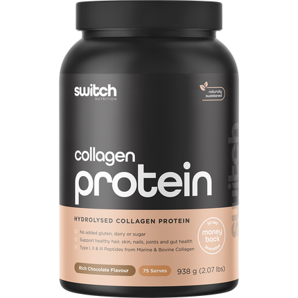 Switch Nutrition Hydrolysed Collagen Protein Rich Chocolate