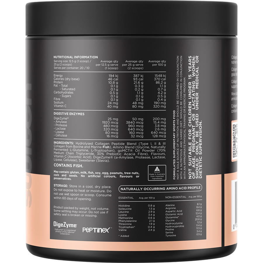 Hydrolysed Collagen Protein Mango Pineapple