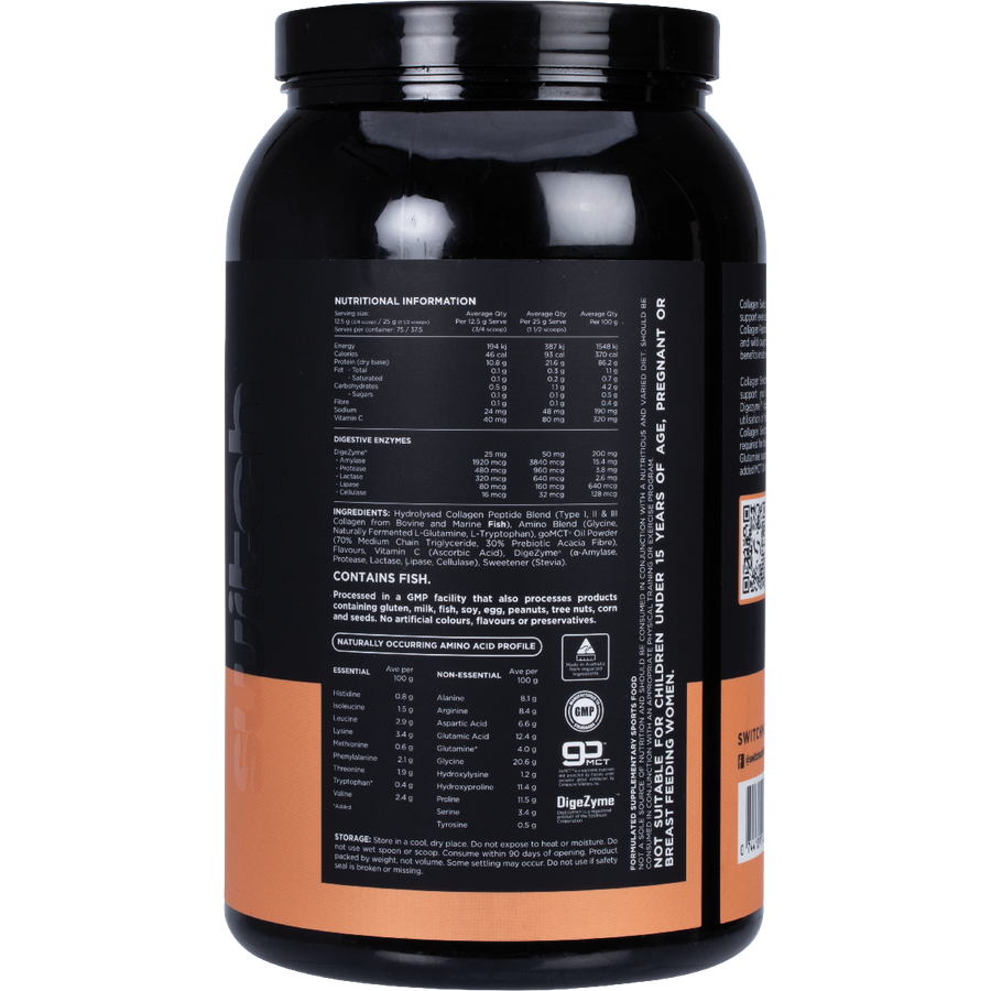 Switch Nutrition Hydrolysed Collagen Protein Mango Pineapple