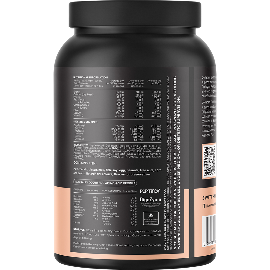 Switch Nutrition Hydrolysed Collagen Protein Unflavoured