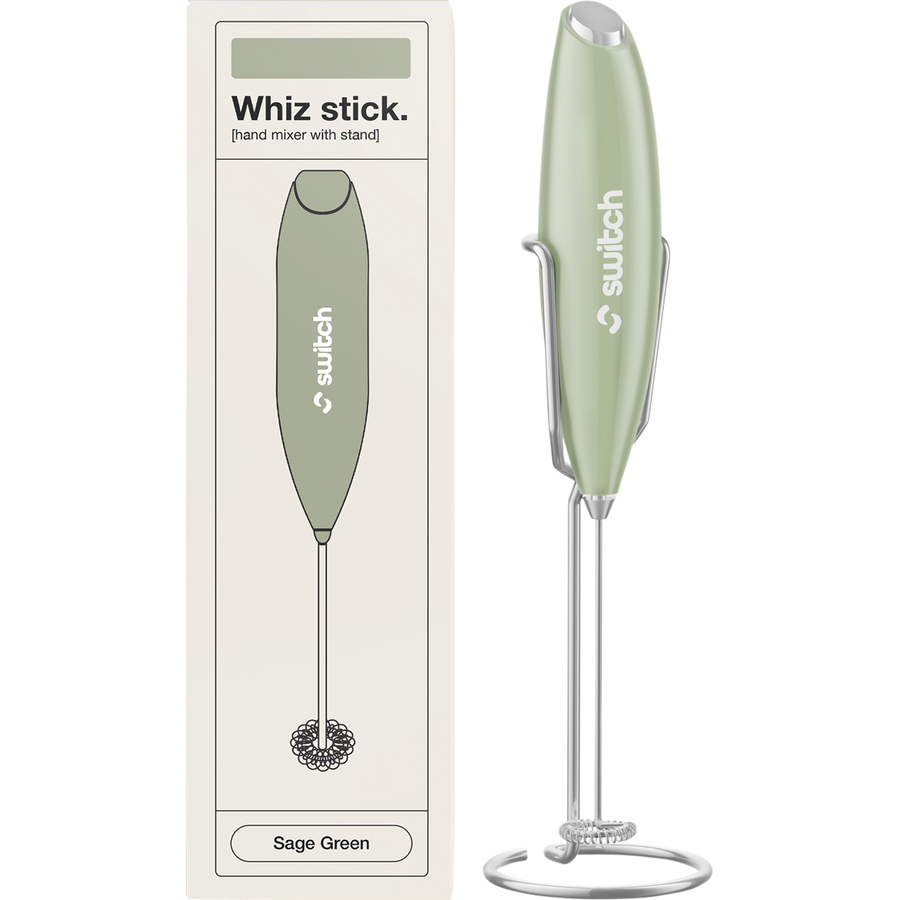 Switch Nutrition Whiz Stick Electric Mixer Sage Green
