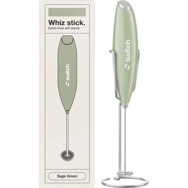Switch Nutrition Whiz Stick Electric Mixer Sage Green