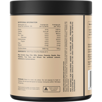 Citrulline 100% Pure Citrulline Unflavoured