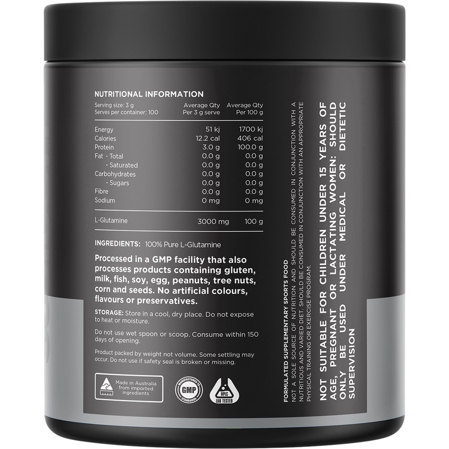 Switch Nutrition Glutamine 100% Pure L- Glutamine Unflavoured