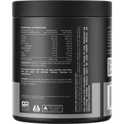 MCT Oil 100% Pure Unflavoured