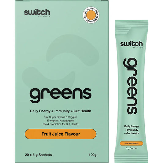 Switch Nutrition Greens Sachets Fruit Juice 20x5g