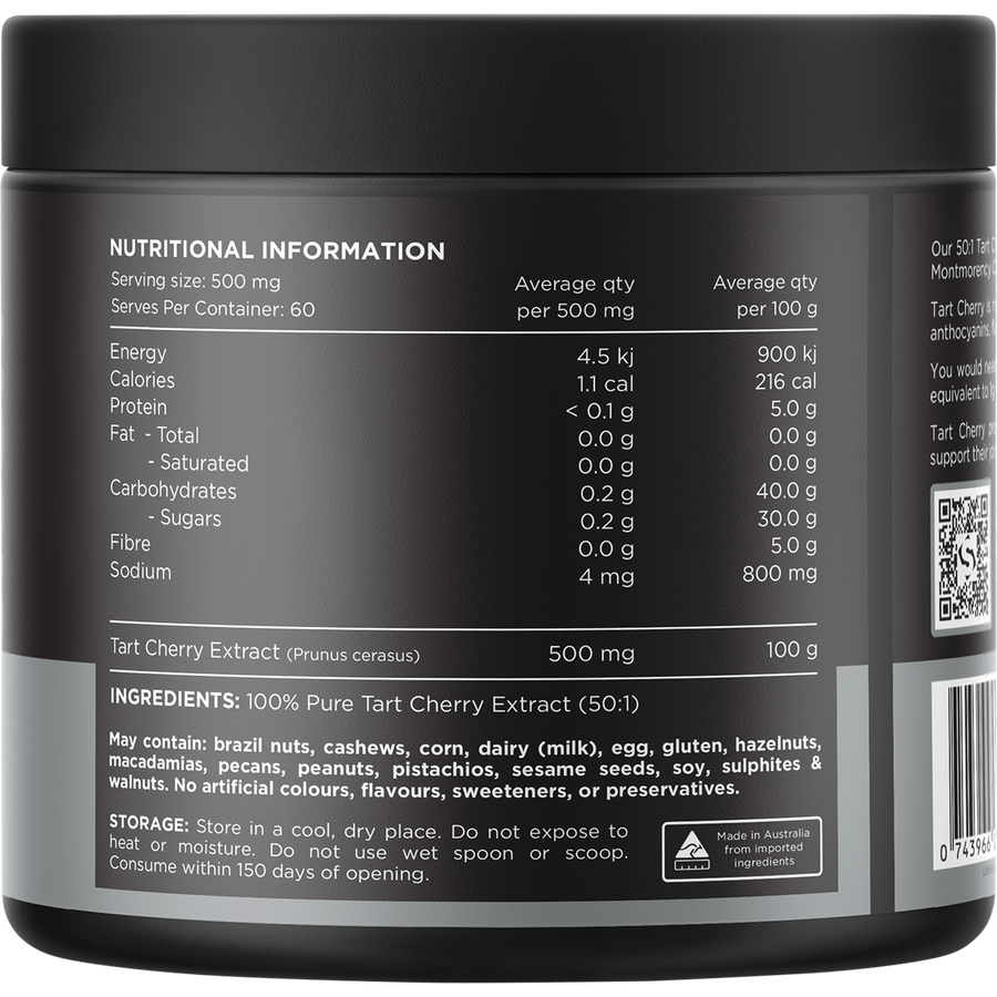Tart Cherry Extract (50:1) Unflavoured