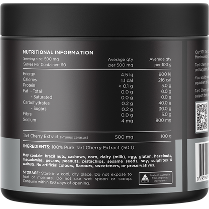 Tart Cherry Extract (50:1) Unflavoured