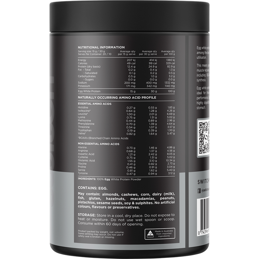 Egg White Protein Powder Unflavoured
