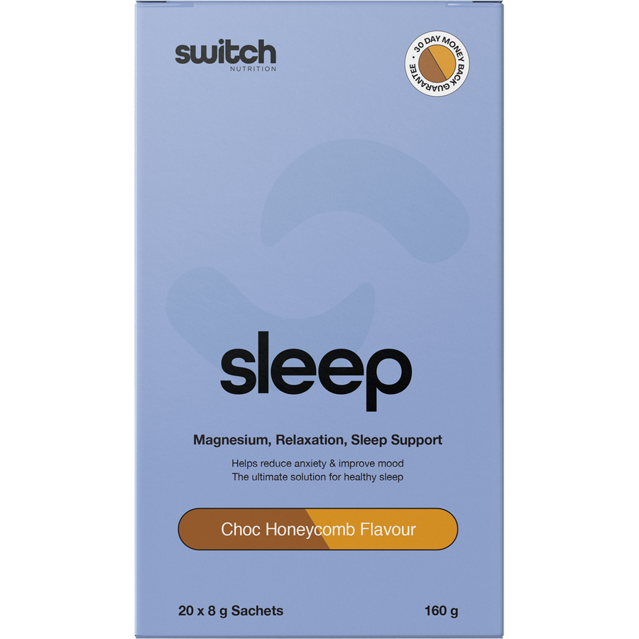 Switch Nutrition Sleep Magnesium Sachets Choc Honeycomb