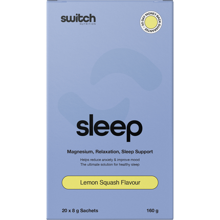 Switch Nutrition Sleep Magnesium Sachets Lemon Squash