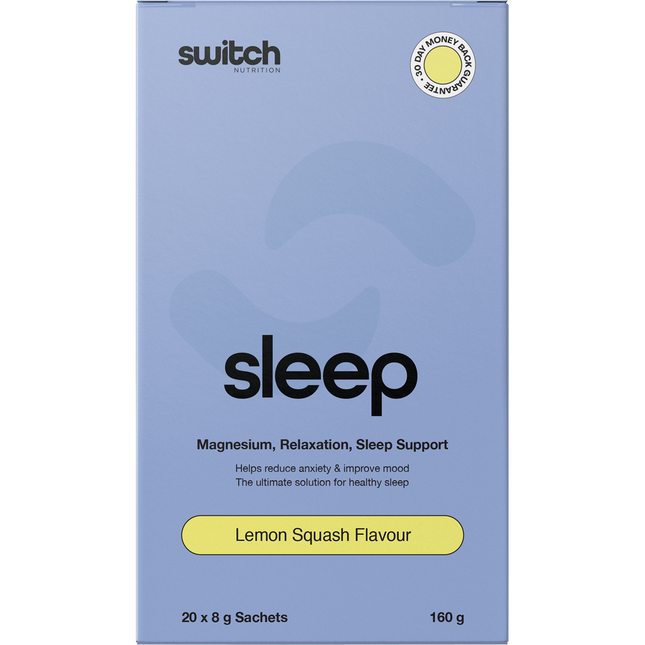 Switch Nutrition Sleep Magnesium Sachets Lemon Squash