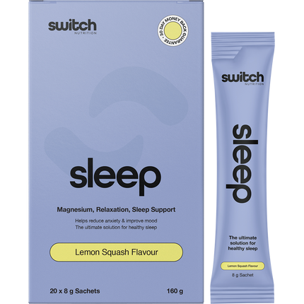 Switch Nutrition Sleep Magnesium Sachets Lemon Squash