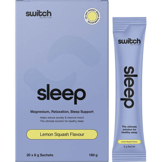 Switch Nutrition Sleep Magnesium Sachets Lemon Squash