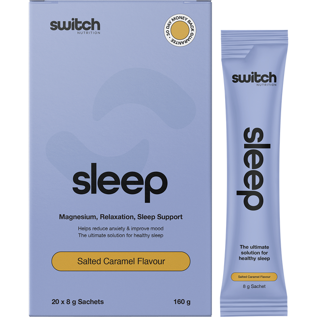 Switch Nutrition Sleep Magnesium Sachets Salted Caramel