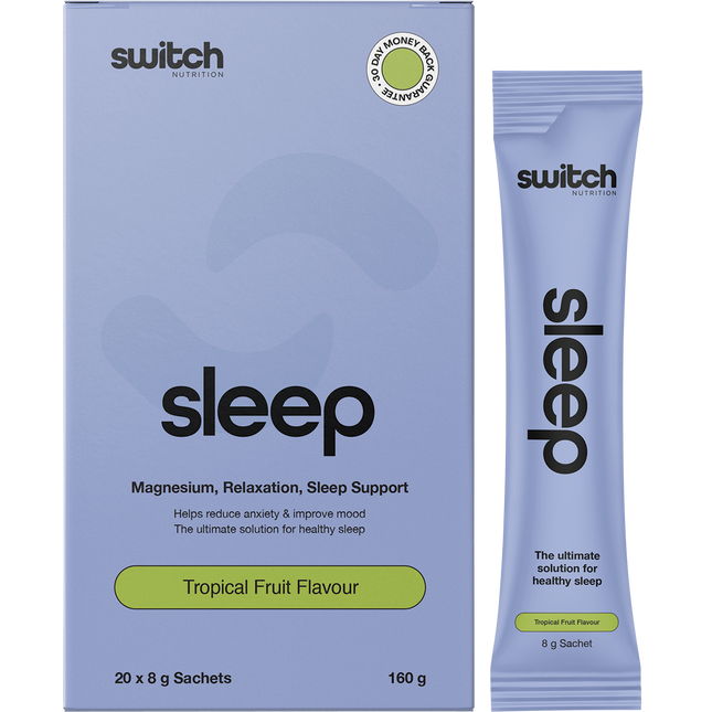 Switch Nutrition Sleep Magnesium Sachets Tropical Fruit