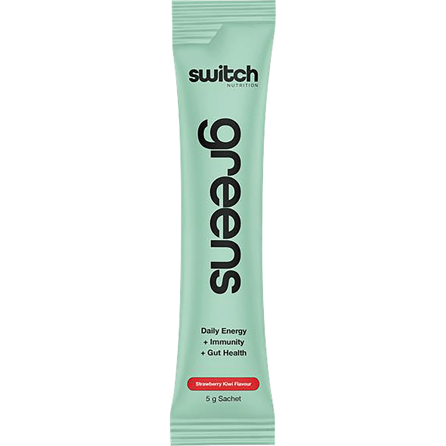 Switch Nutrition Greens Sachets Strawberry Kiwi flavor