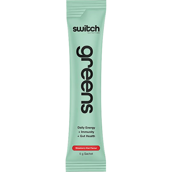 Switch Nutrition Greens Sachets Strawberry Kiwi flavor