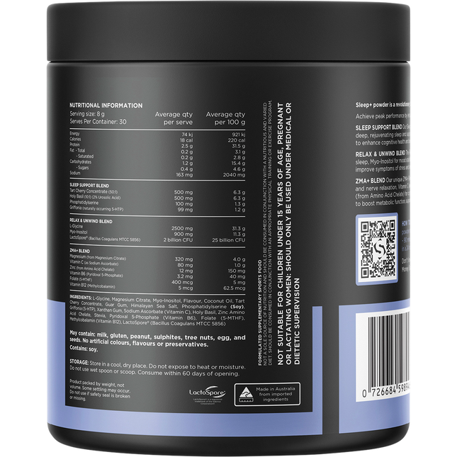 Switch Nutrition Sleep+ Magnesium Salted Caramel