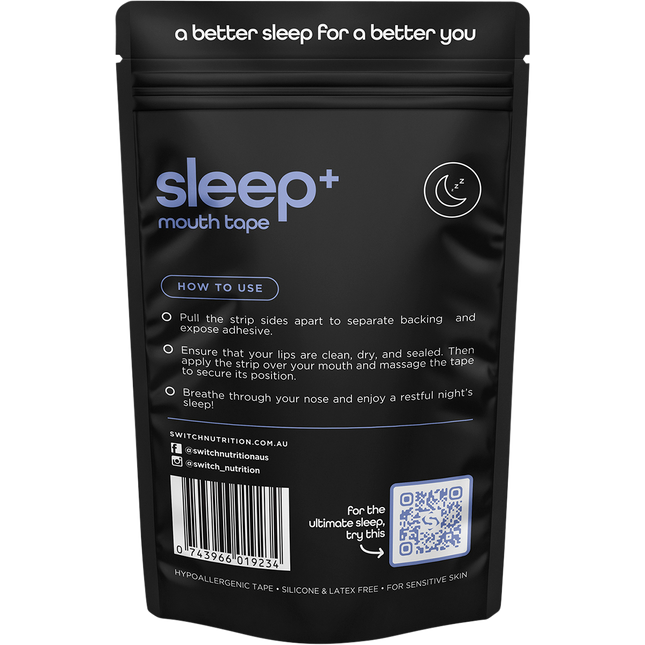 Switch Nutrition Sleep+ Mouth Tape