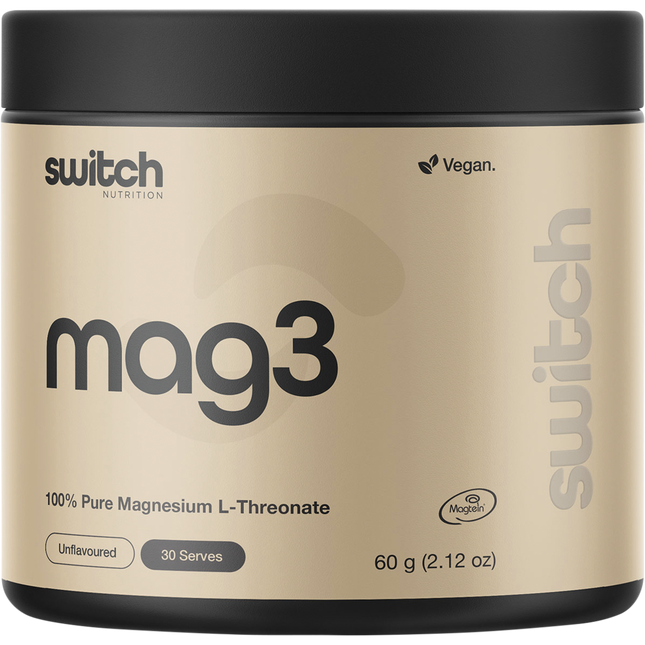 Switch Nutrition Mag3 100% Pure Magnesium L-Threonate - Unflavoured