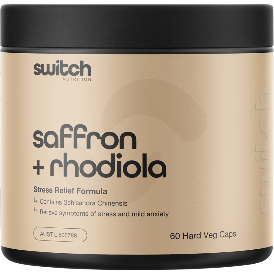 Switch Nutrition Saffron + Rhodiola Stress Relief