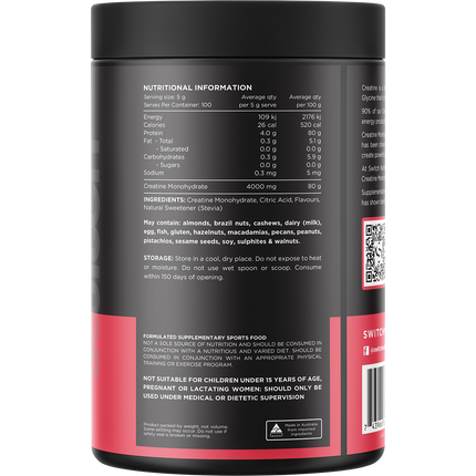 Creatine Monohydrate Mango Passionfruit