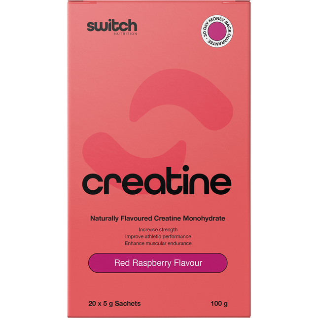 Switch Nutrition Creatine Monohydrate Sachets Red Raspberry