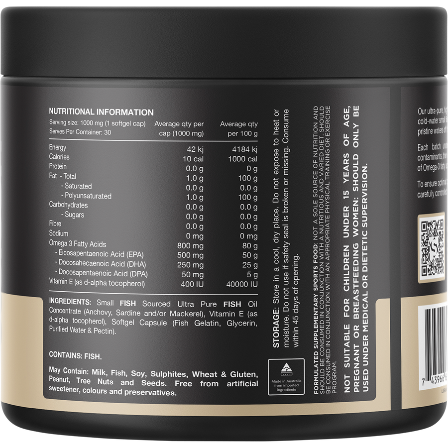 Ultra Fish Oil High Strength Norwegian Omega 3