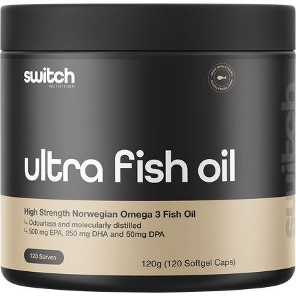 Switch Nutrition Ultra Fish Oil High Strength Norwegian Omega 3
