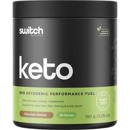 Switch Nutrition Keto BHB Ketogenic Performance Fuel Chocolate
