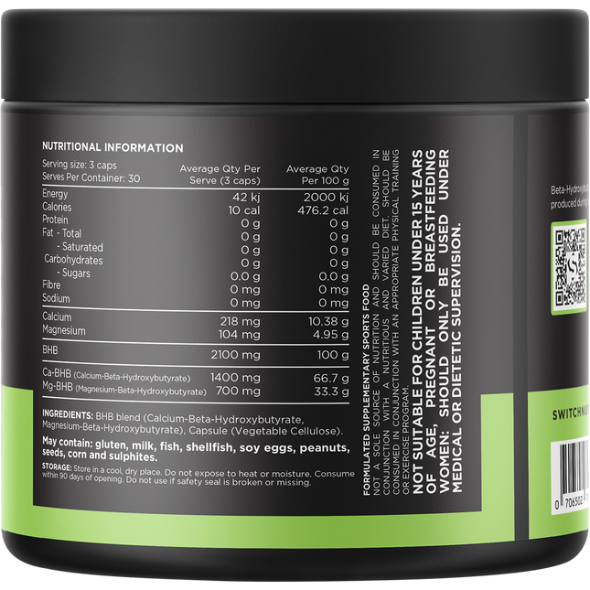 Switch Nutrition BHB Beta-Hydroxybutyrate