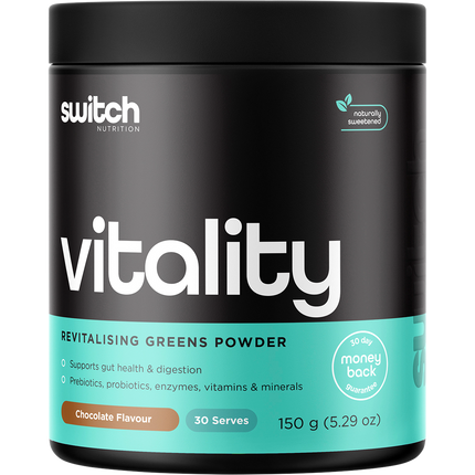 Vitality Revitalising Greens Powder Chocolate