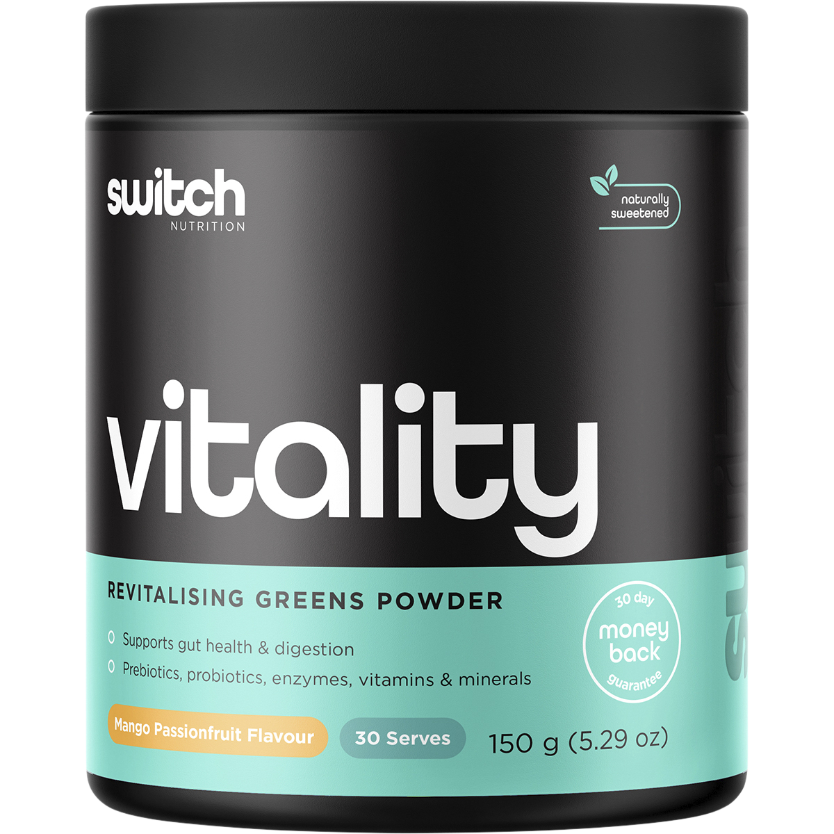 Vitality Revitalising Greens Powder Mango Passionfruit