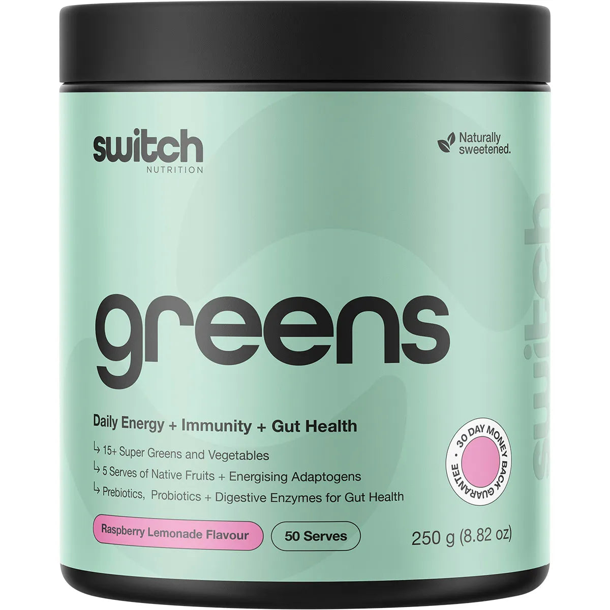 Switch Nutrition Greens Raspberry Lemonade 250g