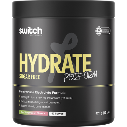 Switch Nutrition Perform Hydrate Sugar Free Kiwi Watermelon
