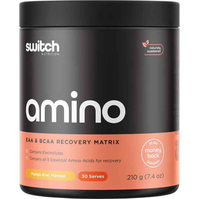Switch Nutrition Amino EAA & BCAA Electrolyte Recovery Mango Kiwi