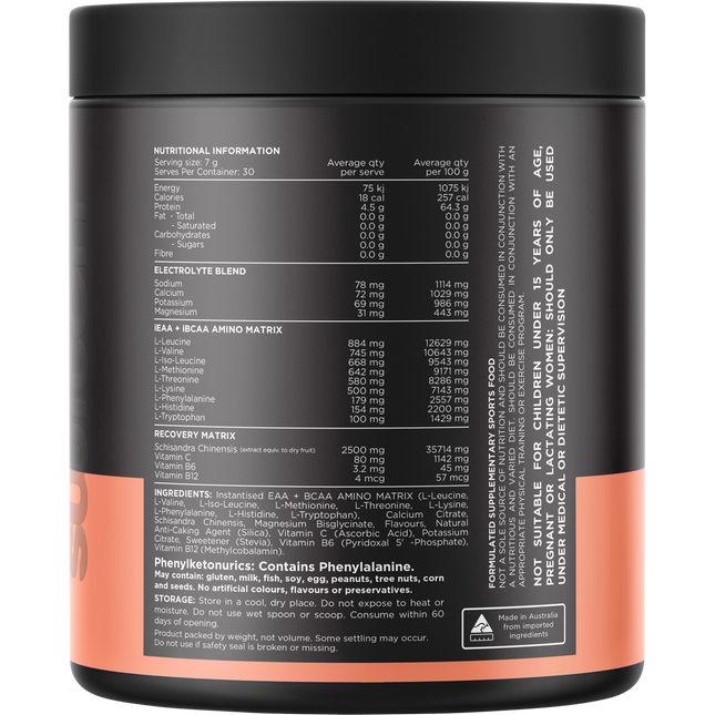 Switch Nutrition Amino EAA & BCAA Electrolyte Recovery Watermelon