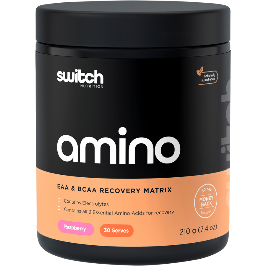 Switch Nutrition Amino EAA & BCAA Electrolyte Recovery Raspberry