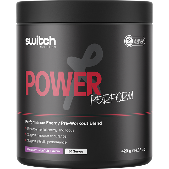 Switch Nutrition Perform Power Pre-Workout Blend Mango Passionfruit