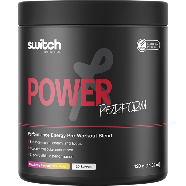 Switch Nutrition Perform Power Pre-Workout Blend Raspberry Lemonade