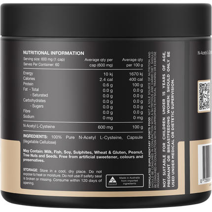 NAC 100% N-Acetyl L-Cysteine