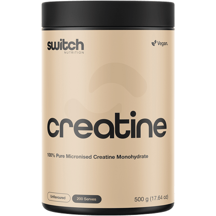 Switch Nutrition Creatine 100% Pure Micronized Monohydrate Unflavoured