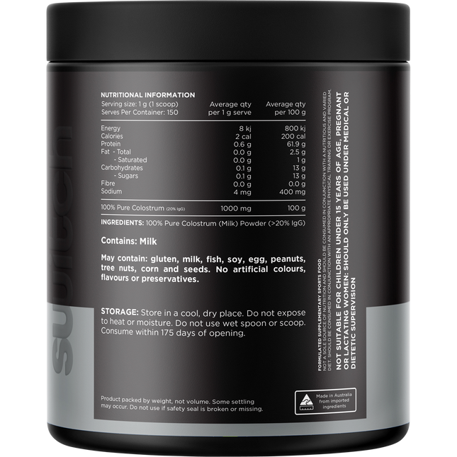 Switch Nutrition Colostrum 100% Pure Colostrum Powder