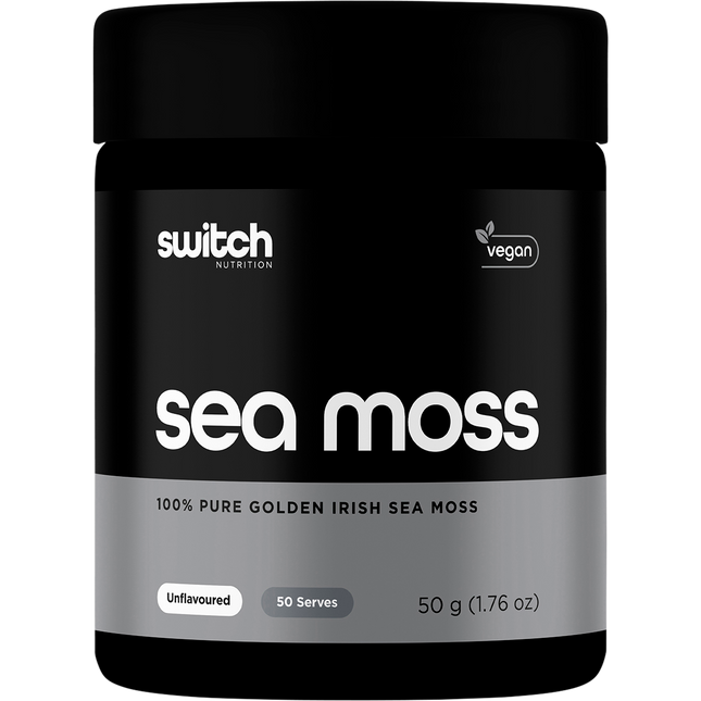 Switch Nutrition Sea Moss 100% Pure Golden Irish Sea Moss