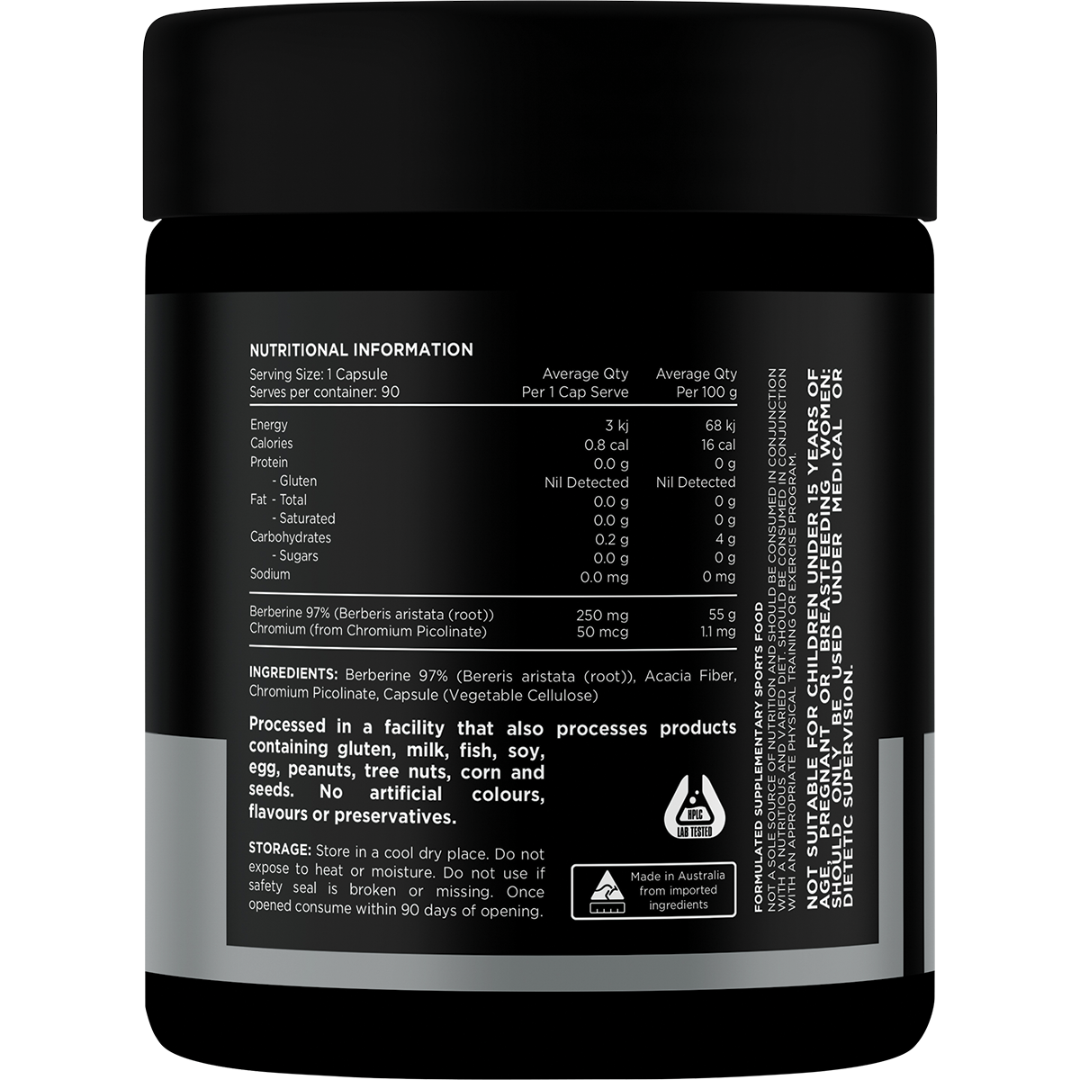 Berberine+ Plus Chromium Picolinate